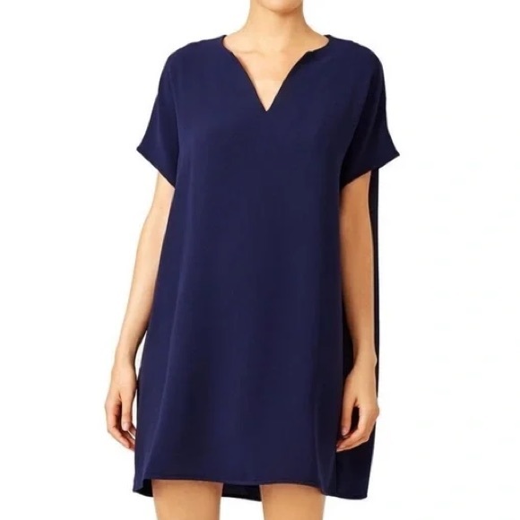 Diane Von Furstenburg Navy Shift Dress - Picture 1 of 6